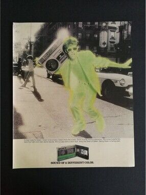 Sony HF-S90 Cassette Tape Vintage Magazine Print Advertisement 1985